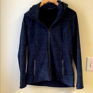 Athleta Charcoal Fleece-Lined Jacket M